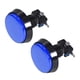 thumbnail image 5 of Juego de botón pulsador redondo de 60 mm, interruptor pulsador LED iluminado de 12V con microinterruptor para arcade de video, azul, 2 piezas, 5 of 5