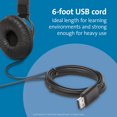 thumbnail image 5 of Kensington USB Casque Hi-Fi W / Micro en Vrac Noir, 5 of 5