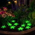 thumbnail image 4 of 50 PCS Glow in The Dark Rocks - Color Luminous Stones Starfish-Shaped Sea Aquarium Glow Stones Fish Tank Rocks Outdoor Decor Garden Yard Walkway Pathway, 4 of 6