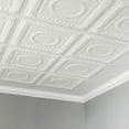 thumbnail image 2 of Great Lakes Tin Cleveland Matte White 2ft x 2ft Nail Up Ceiling Tiles (5 Pack), 2 of 6