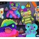 thumbnail image 5 of Harbrot 9" Fugglers - Monstruos Divertidos y Feos (Sasquoosh), Peluche Suave, Juguetes de Peluche, Muñecos Horribles Graciosos, Decoración Navideña, Regalos de Navidad o Cumpleaños para Niños, 5 of 5