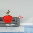 thumbnail image 2 of Adorno de cerámica escultórica para cafetería, estudio o sala de estar, ideal para las fiestas. Figura decorativa de resina de un ciervo durmiendo, pe, 2 of 8