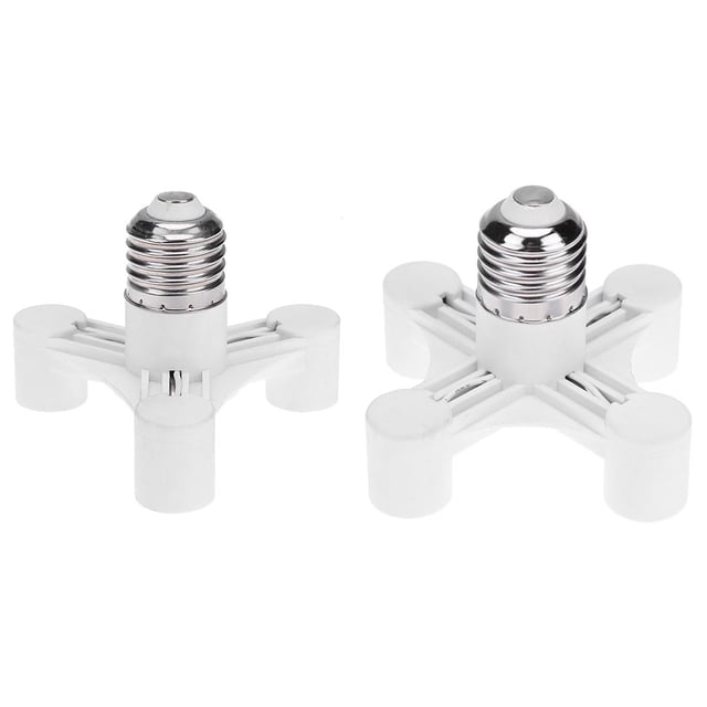 Adaptador de casquillo E27 a bombilla, tornillo divisor, lámpara de inducción, soporte 3E14 Sywqhk Para estrenar