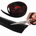thumbnail image 3 of 1m Self-Adhesive PVC Carpet Edging Strip | Wear-Resistant & Flame-Retardant Floor Transition Molding | for Tile, Carpet & Hardwood Floors | Home & Commercial Use, 3 of 6