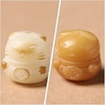 thumbnail image 5 of Milisten 4-Piece Paw Beads Set with Lucky Cat Charms, Assorted White Colors for Bracelet Jewelry Making, 5 of 7