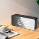 thumbnail image 5 of Xihbxyly Reloj Despertador con Espejo Led, Reloj Digital Multifunción, Pantalla de Temperatura, Brillo Ajustable, Ideal para Casa, Oficina, Viajes, Alimentación Por Usb/Batería, Fácil Lectura con Poc, 5 of 7
