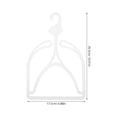 thumbnail image 2 of WHAMVOX Plastic Hat Hangers for Door and Closet 10Pcs, 2 of 8