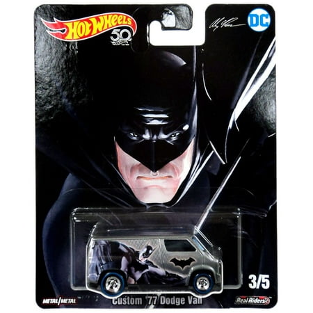 - Hot Wheels Real Riders Custom '77 Dodge Van Die-Cast Car