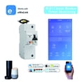 thumbnail image 1 of Smart WiFi Circuit Breaker 1P WiFi MCB With Energy Monitoring EWelink APP Wireless Control Compatible ,Comprehensive Energy Data, 1 of 6