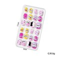 thumbnail image 3 of 96 piezas de uñas postizas para niños, 4 cajas de uñas para niños, lindo kit de uñas postizas para niñas con temática de gato, uñas postizas y accesorios, 3 of 5