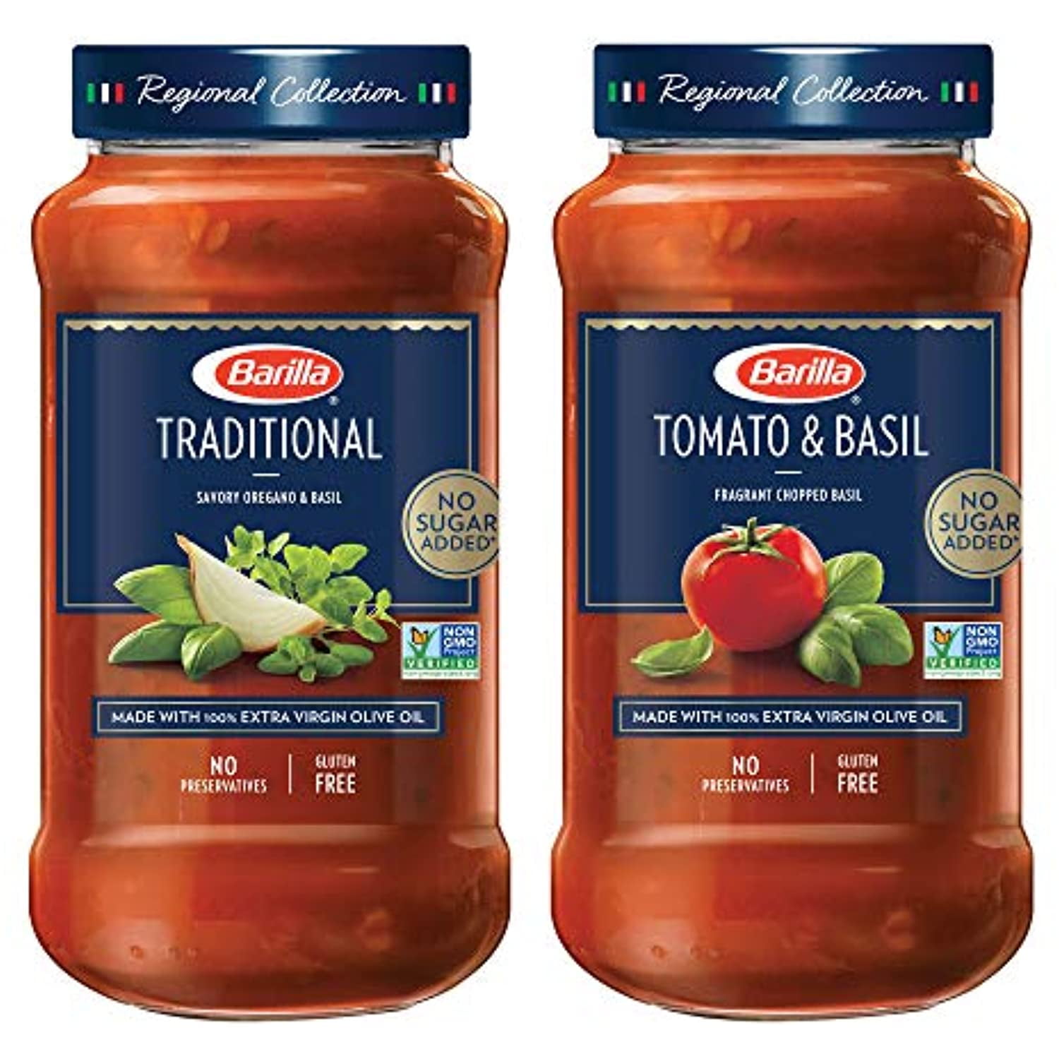 Barilla Premium Pasta Sauce Variety Pack Tomato Basil And Traditional 