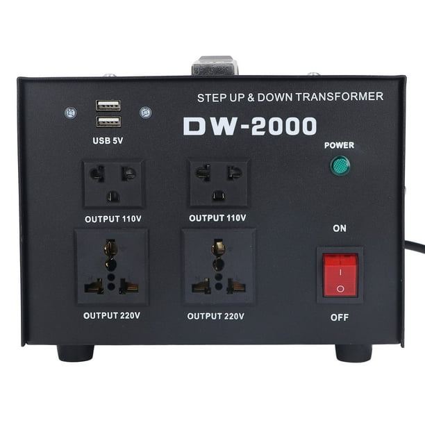 Transformateur 220V/110V/ 2000 Watt