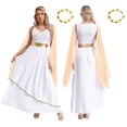 thumbnail image 3 of Disfraz de la antigua Grecia para mujer, vestido de emperatriz romana, princesa ateniense, toga, bata de gasa con tocado, trajes de cosplay, 3 of 5