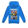 thumbnail image 1 of Suéter de dibujos animados para niños y niñas, ropa informal de moda, periférico, juego Roblox, novedad, 1 of 4