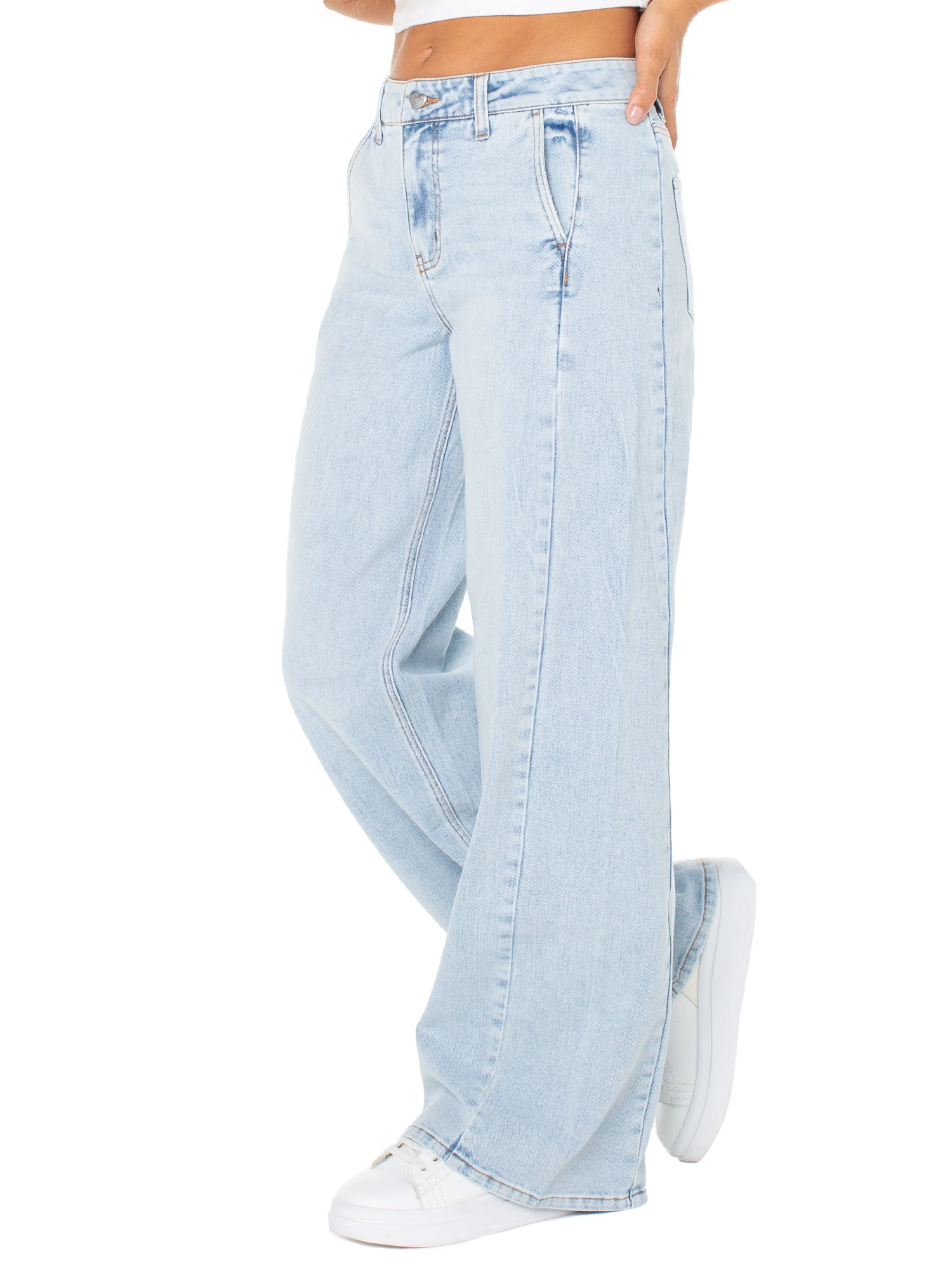 Celebrity Pink Wide Leg Trouser Pocket Jean