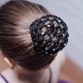 thumbnail image 6 of Bun Cover Crochet Snood Hair Net Hair Accessories for Women Girls Ballet Dance Skating Random Color,Black, 6 of 8