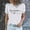 White, variant on QHWAUAKFBN T Shirts For Women Loose Fit Seester Short Sleeved Pullover Round Neck Tshirts Top