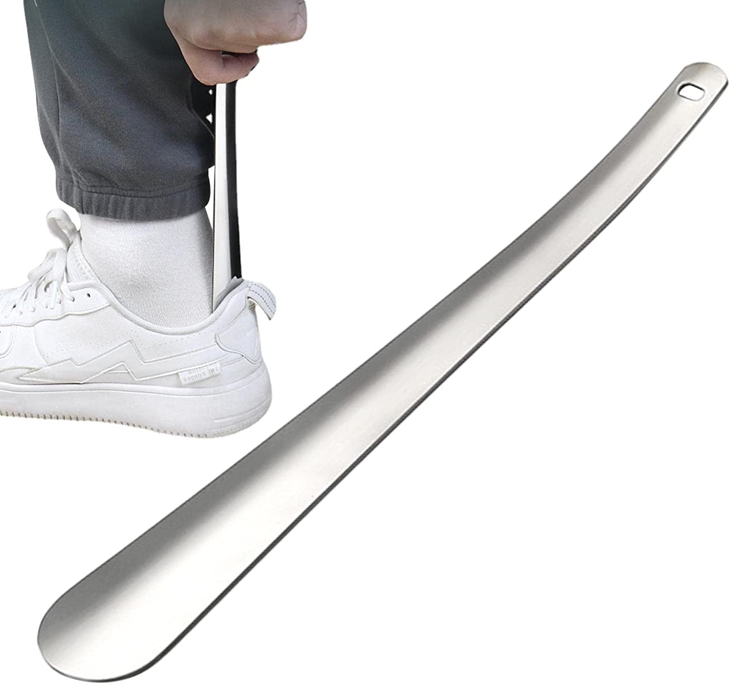 Shoe Spoon Long Handle Stainless Steel Shoehorn Extra Long Handled