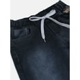 thumbnail image 3 of chopper club Boys Jeans - Elastic Waist with Drawstrings Stretchable Denim Pants in Slim Fit 26, 3 of 4