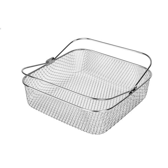 Cesta para freidora de aire Cesta cuadrada para freidora de aire de 8,19 pulgadas compatible con freidora de aire Instant Vortex, accesorios para freidora de aire compatibles con COSORI, cesta de mall