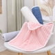 thumbnail image 3 of Xiao Hua 6 toallas de baño de forro polar coral, multiusos para baño, gimnasio, ducha, deportes y como toalla. Resiste diversas situaciones sin esfuerzo. 35 x 75 cm (blanco)., 3 of 5