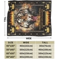 thumbnail image 6 of Tiger Blanket for Boys Girls King Tiger Throws Blanket Super Soft Flannel Cozy Cool Wild Animals Blankets Warm Lightweight Fleece for Sofa Couch Bed Gift for Kids Teens Adults 60"x50", 6 of 6