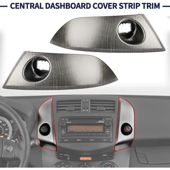 1 Pair Central Dashboard Cover Trim Panel 55413-42070-B0 55412-42060-B0 for Toyota RAV4 2006-2012 Base Limited Sport EV