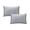 Gray, variant on HOARBOEG Satin Pillowcase Set of 2 Queen Size 20x30 Inches - Cooling Ice Silk Pillow Covers with Envelope Closure, Soft Breathable Pillow Cases