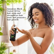 Majestic Pure Jamaican Black Castor Oil for Hair Growth & Natural Skin Care - Roasted & Cold-Pressed - Massage, Scalp, Hair and Nails - 16 fl oz