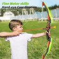 thumbnail image 4 of Juego de juguetes de tiro con arco y flecha TEMI Kids con 2 arcos y 20 ventosas, 4 of 4