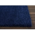 thumbnail image 4 of Nourison Malibu Shag Solid Shag Navy 9' x 12' Area Rug, (9' x 12'), 4 of 8