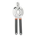 thumbnail image 1 of Stainless Steel Manual Tool with Ergonomic Silicone Handle for Easy Kitchen Use and Effortless Lid Removal, 1 of 5