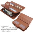 thumbnail image 2 of M MARCO Women Crossbody Bags Lightweight Phone Purse Shoulder Bag Credit Card Wristlet Wallet with Multi Pockets, 2 of 7