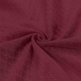 thumbnail image 4 of Men's Hoodies Fleece Button Up Drawstring Vintage Textured Jacquard Sweatshirts Thermal Classic Fit Casual Pullover Tops Red L, 4 of 4