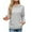 Gray, variant on Horkkom Womens Hoodies Pullover Fall Solid Color Lightweight Sweatshirts with Drawstring Pocket Drop Shoulder Long Sleeve Hoodies