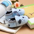 thumbnail image 4 of - Pantuflas antideslizantes para bebés y niñas, suela suave, antideslizantes, para niños pequeños, 4 of 5