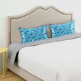 thumbnail image 5 of Orca Blue Pattern Pillowcase Queen Size 30''x20'' Satin Double-Sided Print Soft Wrinkle Resistant, 5 of 9