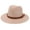 Light Pink, variant on UDIYO Panama Hat Straw Weaving UV Protection Men Women Foldable Anti Sun Cap for Beach