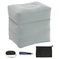 thumbnail image 1 of CIMAXIC Inflatable Foot Rest Pillow for Outdoor Use Comfortable PVC Light Grey 1 Set,15.75"X14.96"X11.42", 1 of 5