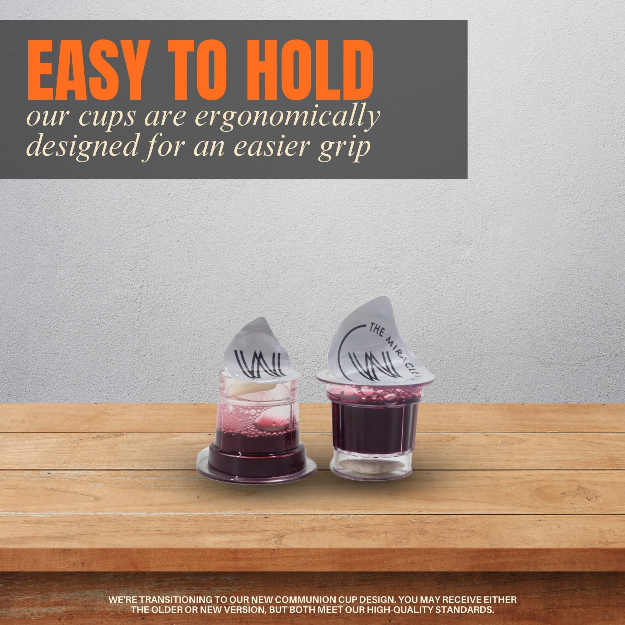 Discovery Products USA Pre-filled Communion Plus , Cups with Wafer Grape , Box of  100