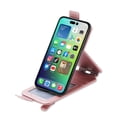 thumbnail image 5 of ELEHOLD for iPhone 14 Pro Max Case PU Leather Flip Wallet Purse with Zipper Pocket Card Holders Kickstand Magnetic Clasp Lightweight Shockproof Business Wallet Cover for Men Women,rosegold, 5 of 7