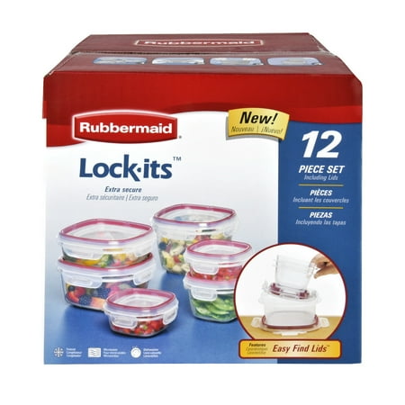 Rubbermaid Lock-Its 12 Piece Set, 1.0 BOX