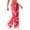 Red 2, variant on hotojiny Women's Palazzo Pants High Elastic Waisted Workout Athletic Trousers Wide Leg Loose Loungewear with Pockets