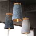 thumbnail image 1 of  Concrete Ceiling Light Shade Wood Modern Loft Room Bar LED Pendant Lamp Fixtures, 1 of 9