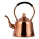 thumbnail image 2 of Tetera de té, hervidor de agua caliente, estufas, hervidor de agua superior de 2L con mango ergonómico, tetera de cobre hecha a mano para de, 2 of 9