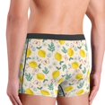 thumbnail image 4 of Men's Boxer Briefs, Flowers and Butterflies A Soft Comfy Mens Underwear Boxer Briefs Breathable With Widen Waist, 4 of 7