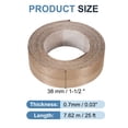 thumbnail image 2 of Uxcell Edge Banding, Wood Veneer Tape Pre-glued Flexible Plywood Edge Banding with Hot Melt Adhesive for Furniture Restoration Walnut 1-1/2 Inch x 25 ft, 2 of 7