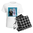 thumbnail image 4 of CafePress - Cat Bride Women's Light Pajamas - Women's Short Sleeve Print T-Shirt and Pants Light Cotton Pajama Set, 4 of 7