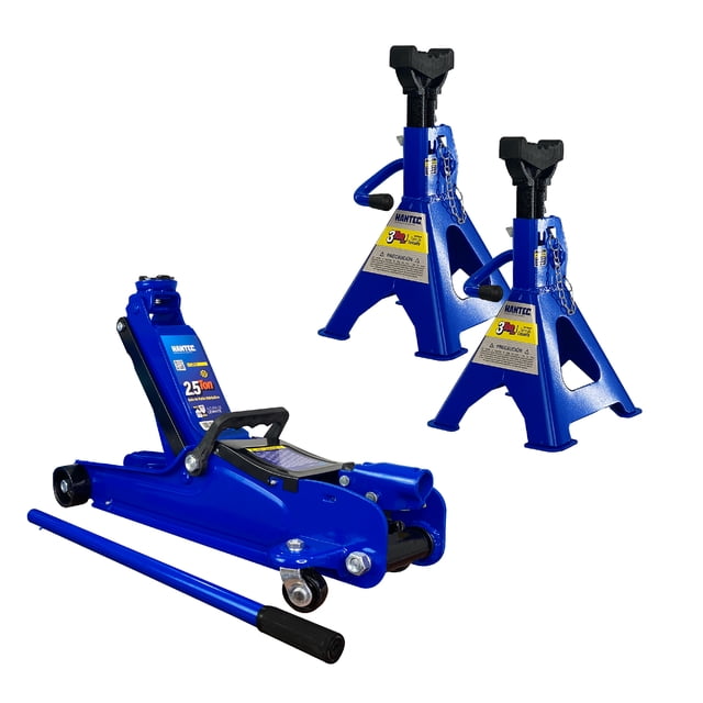 Gato hidráulico Hantec 2.5 Toneladas + Torres Auto 3 Toneladas Automotriz