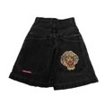 thumbnail image 1 of 2024 Y2k hombres pantalones cortos estampado Harajuku pantalones vaqueros holgados para hombres Hip Hop pantalones cortos casuales verano otoño pantalones cortos vaqueros góticos S-3XL, 1 of 5